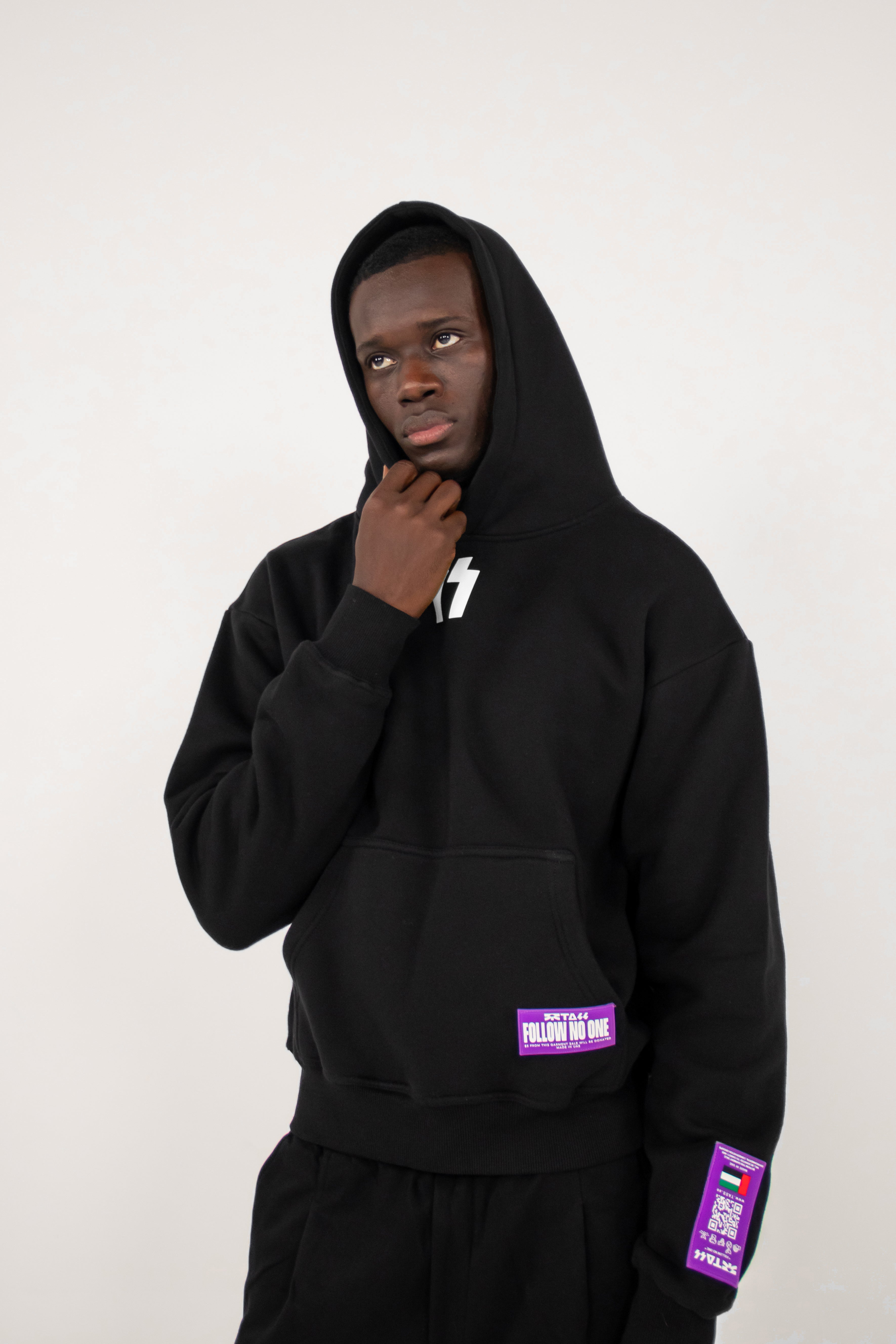 Summit Shadow Oversized Drop Shoulder Hoodie